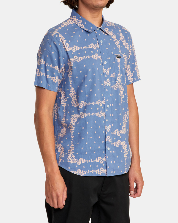 5 Loom - Short Sleeve Shirt for Men Blue D1SHRJRVS2 RVCA