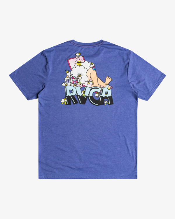 1 Pool Party - T-Shirt for Men Blue D1SSRCRVS2 RVCA