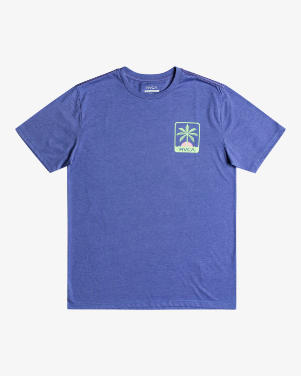 0 Palm Beach - T-Shirt for Men Blue D1SSRFRVS2 RVCA
