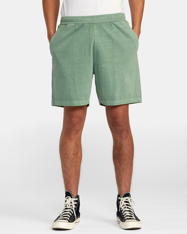 1 RVCA 18" - Short taille élastique pour Homme Bleu D1WKRARVS2 RVCA