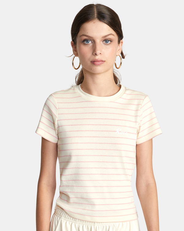 0 Cantina - T-shirt pour Femme Rose D3SSRCRVS2 RVCA