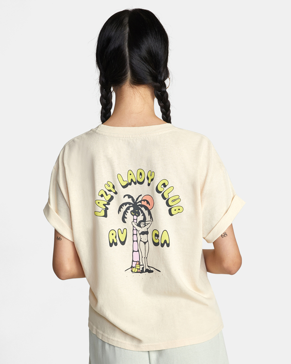 1 Lazy Club - T-Shirt für Frauen  D3SSRERVS2 RVCA