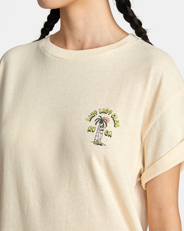 2 Lazy Club - T-Shirt für Frauen  D3SSRERVS2 RVCA