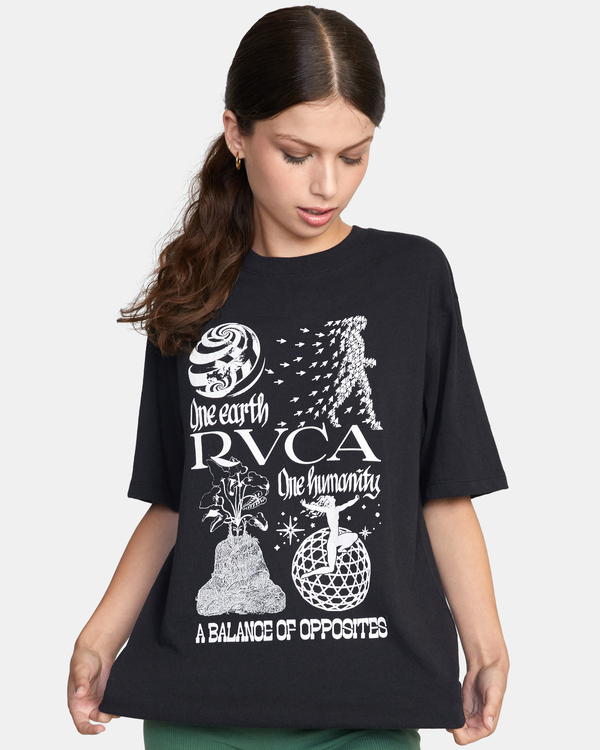 0 One Earth - T-Shirt for Women  D3SSRHRVS2 RVCA