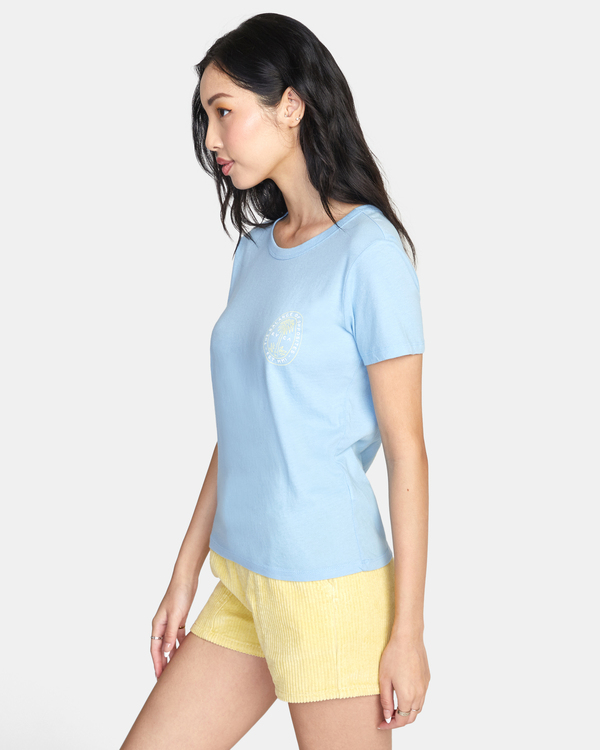 4 Palm Seal - T-shirt pour Femme Bleu D3SSRIRVS2 RVCA