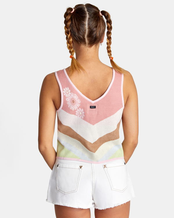 1 The Trouble - Knitted Vest Top for Women  D3TPRIRVS2 RVCA