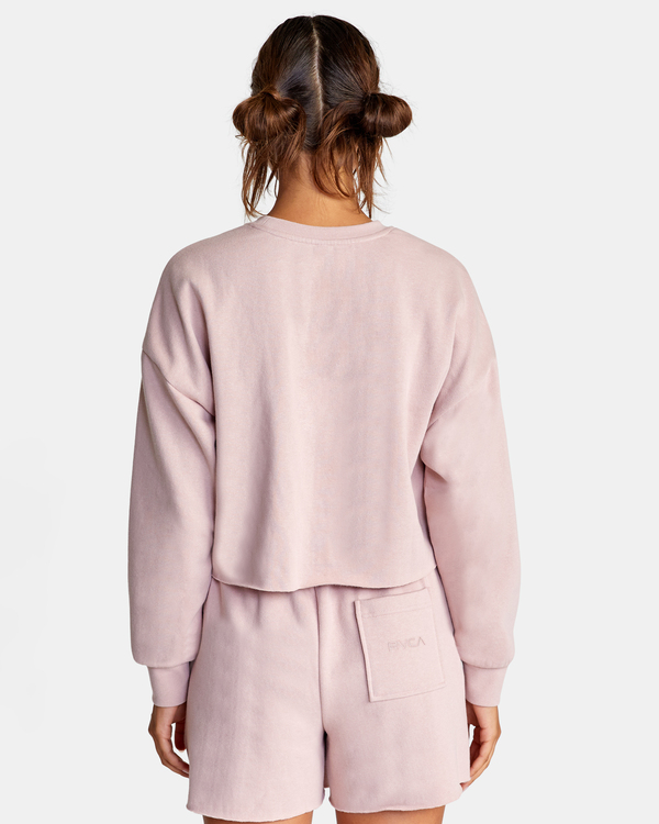 2 Test Drive - Cropped Sweatshirt for Women Purple D3TPRKRVS2 RVCA