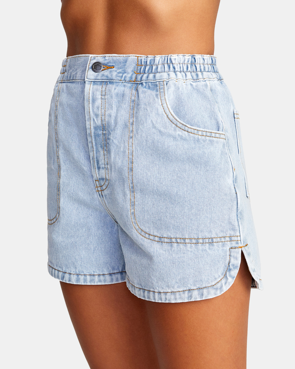 7 Venice - Short Vaquero para Mujer Naranja D3WKRERVS2 RVCA