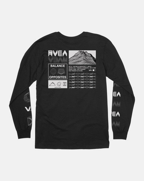 1 Wire Frame - Long Sleeve T-Shirt for Men  D4LSMARVS2 RVCA