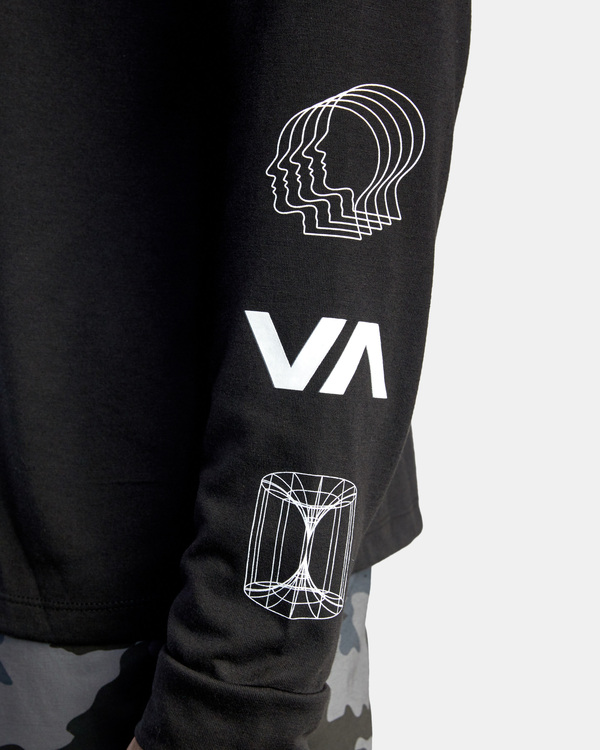 7 Wire Frame - Long Sleeve T-Shirt for Men  D4LSMARVS2 RVCA