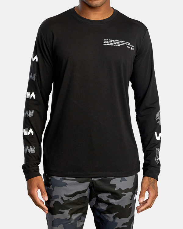 8 Wire Frame - Long Sleeve T-Shirt for Men  D4LSMARVS2 RVCA
