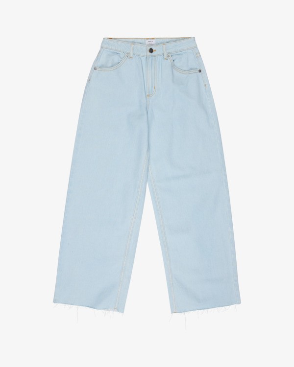 2 Coco - High Waist Denim Jeans for Women Blue EVJDP03000 RVCA