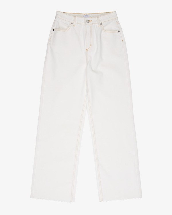 0 Coco - Vaquero de cintura alta para mujer Blanco EVJDP03000 RVCA