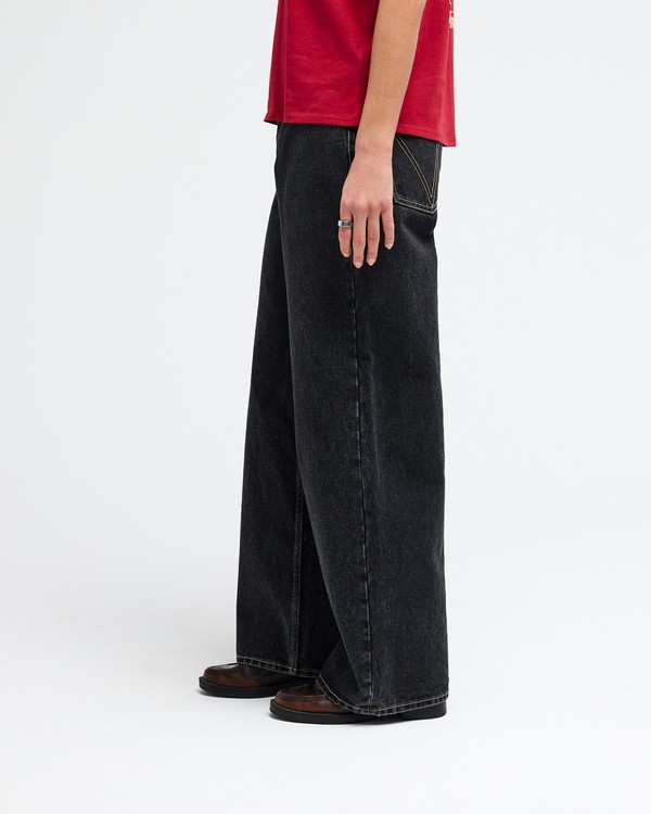 2 Lola Denim Sort EVJDP03001 RVCA