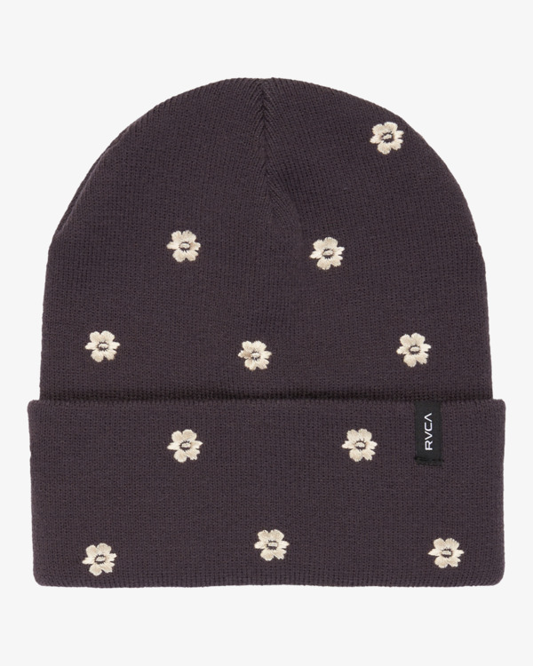 0 Embroidered Essential - Beanie mit Bündchen für Frauen Braun EVJHA03002 RVCA