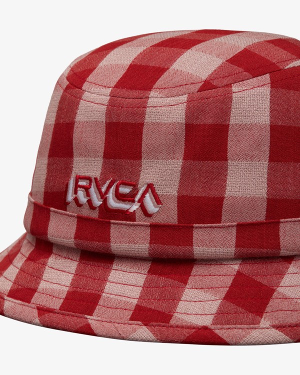 2 Antonia Figueiredo Checker - Bob pour Femme Rouge EVJHA03003 RVCA