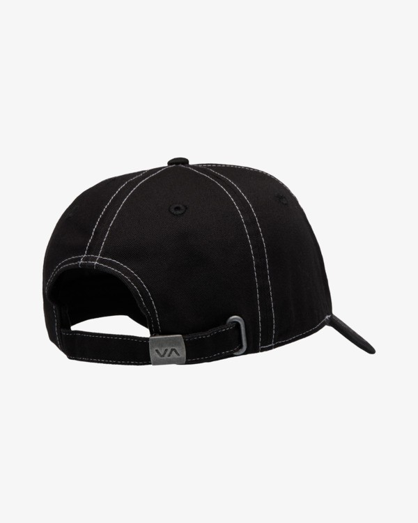 2 Contrast Stitch - Dad Hat for Women Black EVJHA03005 RVCA