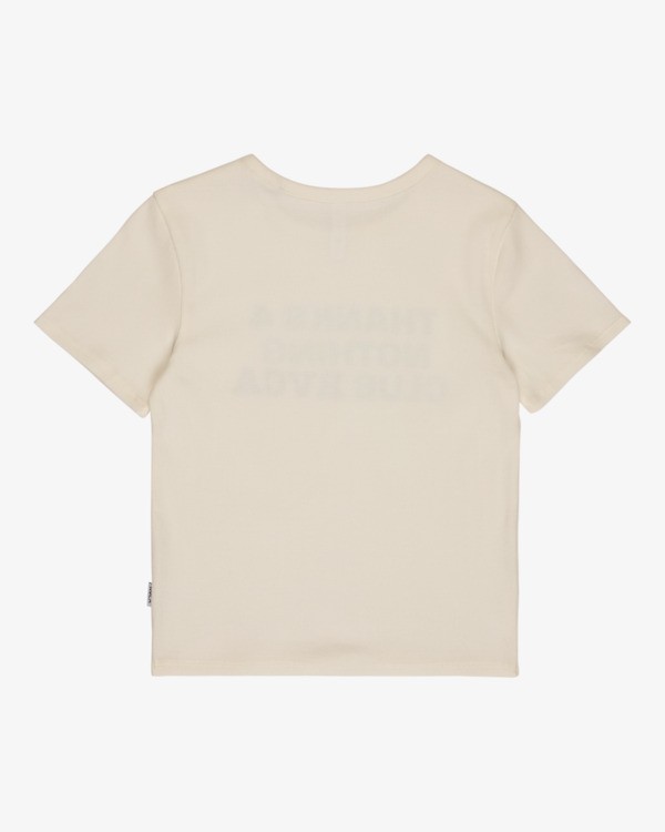 3 Club RVCA Rib - T-Shirt f&uuml;r Frauen Weiss EVJKT03002 RVCA