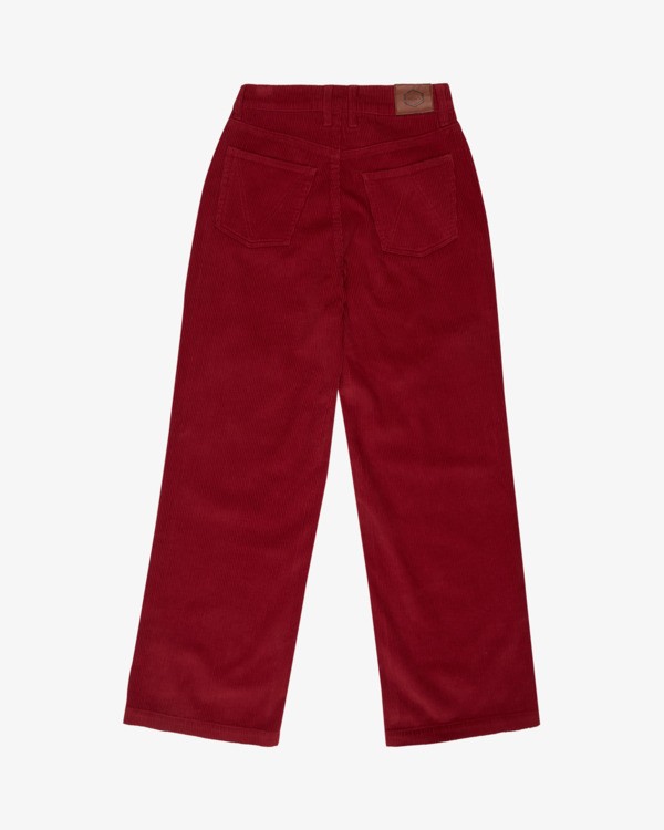 6 Coco Cord Red EVJNP03003 RVCA