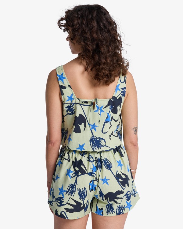 1 Antonia Figueiredo Dive In - Short taille &eacute;lastique pour Femme Vert EVJNS03000 RVCA