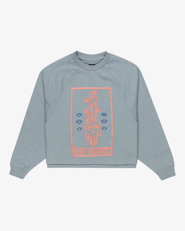 2 Keep Growing - Sweatshirt für Frauen Grau EVJSF00106 RVCA