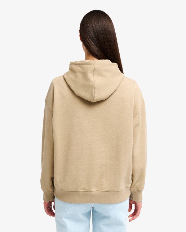 1 RVCA Smiley - Hoodie for Women Beige EVJSF00111 RVCA
