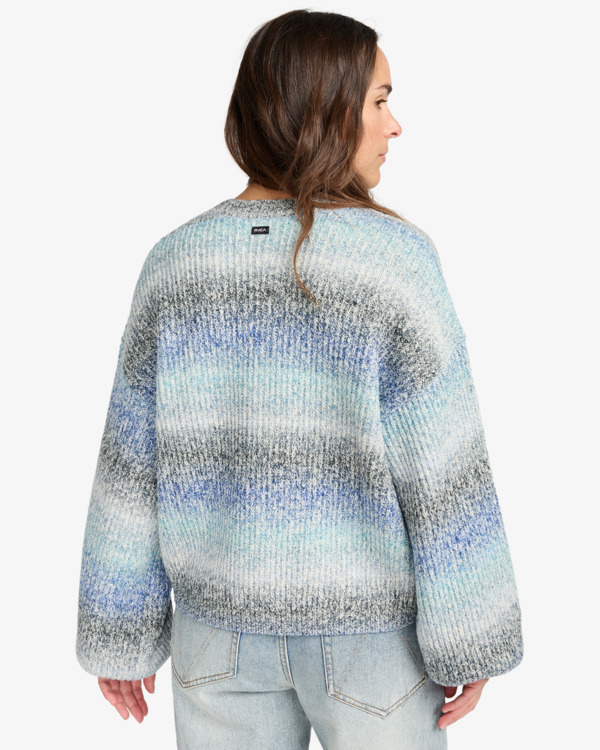 1 Dip In - Top de manga larga para mujer Azul EVJSW03004 RVCA