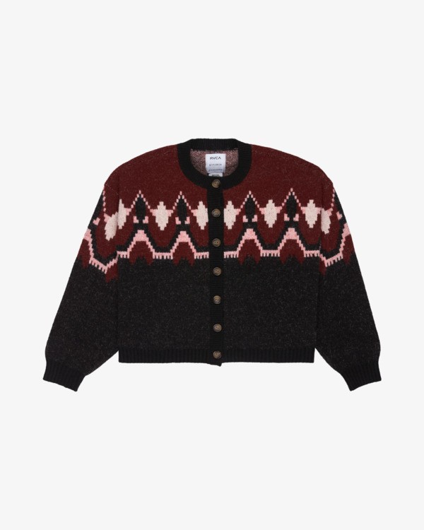 4 Fairisle Preto EVJSW03007 RVCA