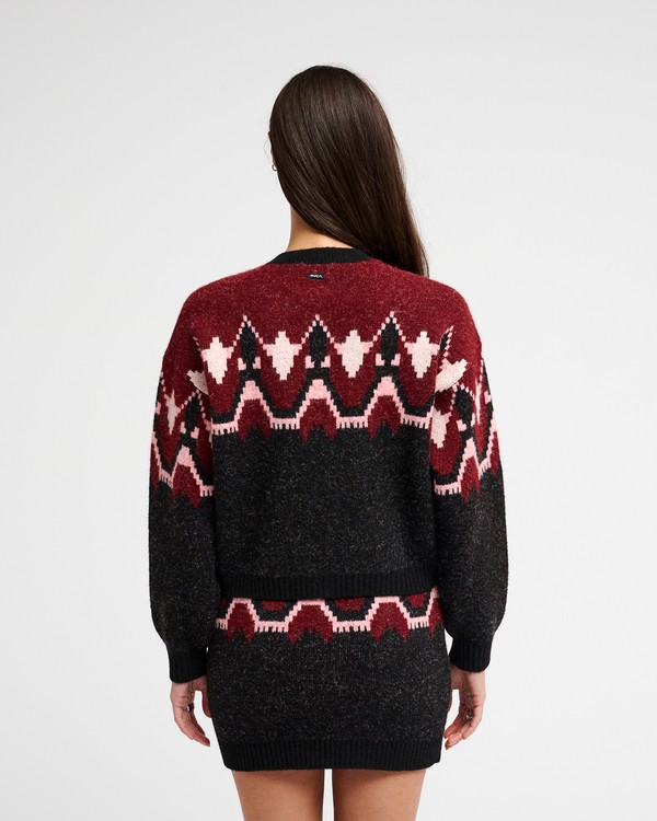 2 Fairisle Preto EVJSW03007 RVCA
