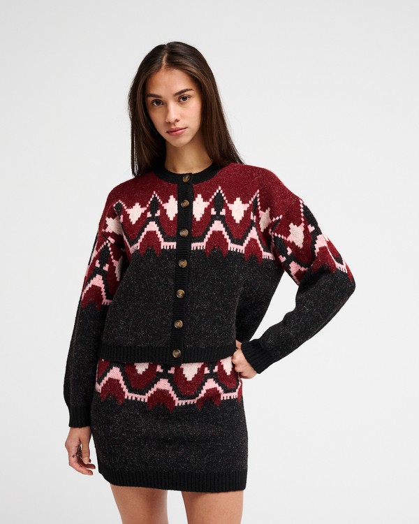 0 Fairisle Preto EVJSW03007 RVCA
