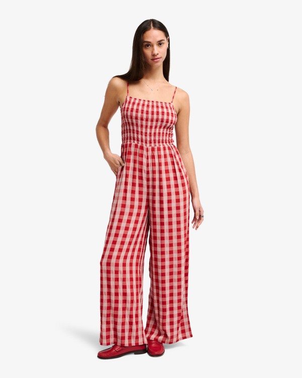 5 Antonia Figueiredo Checker Red EVJWO03002 RVCA