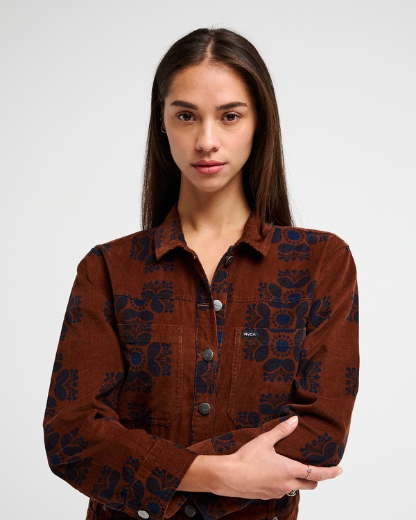 4 Shannen Relaxed Castanho EVJWO03006 RVCA