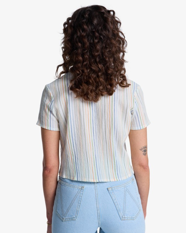 1 Benni - Chemise à manches courtes pour Femme Gris EVJWT03001 RVCA