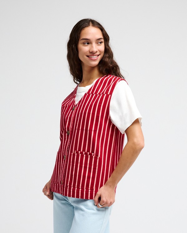 3 Pippa Utility Red EVJWT03007 RVCA