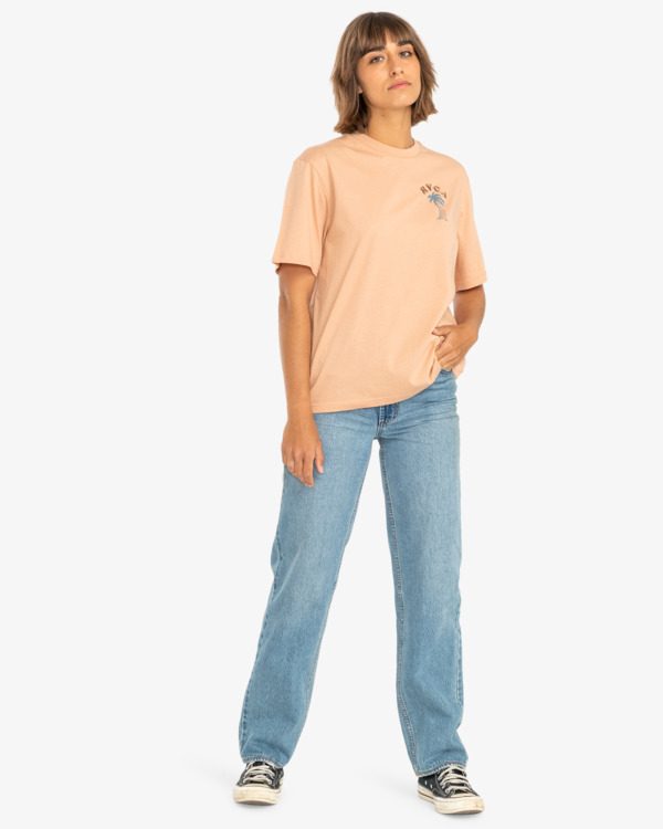 1 VA Palm - T-Shirt for Women Orange EVJZT00110 RVCA