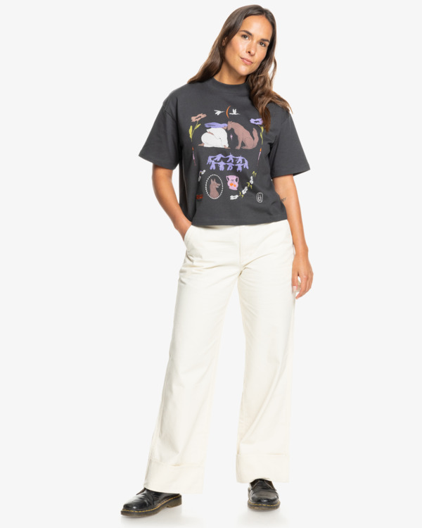 1 Gabrielle Monceaux Kinney Black EVJZT00149 RVCA