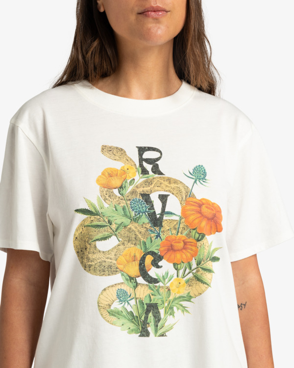2 Wildflower Snake Blanc EVJZT00154 RVCA
