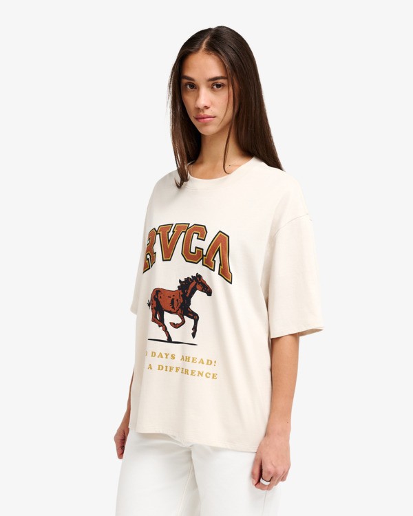2 Easy Oversized - Oversized T-Shirt for Women Blue EVJZT00173 RVCA