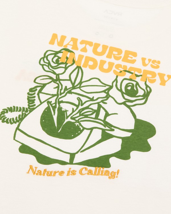 7 Nature Calling Easy Blanc EVJZT00182 RVCA