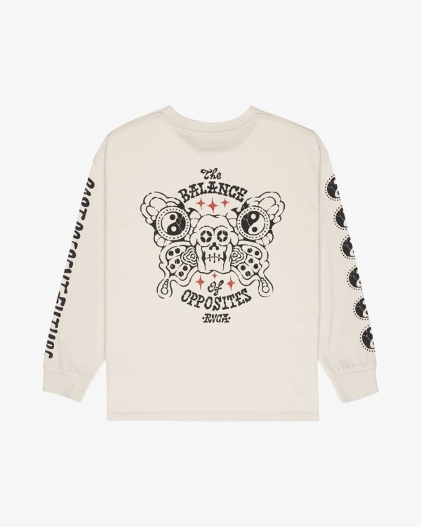 5 Dalas Skull Oversized Beige EVJZT00191 RVCA