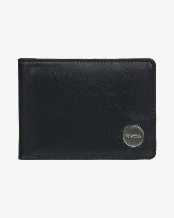 0 Coin Flip - Bi-Fold Wallet for Men Black EVYAA03001 RVCA