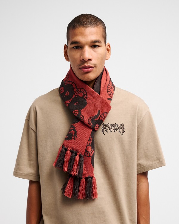 3 Dalas Scarf Brown EVYAA03002 RVCA