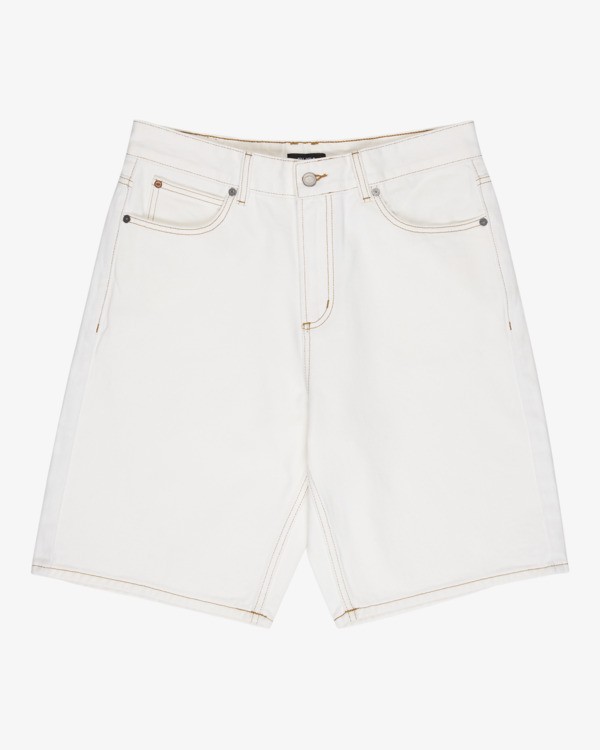 0 Skate - Denim-Shorts für Männer Weiss EVYDS03000 RVCA