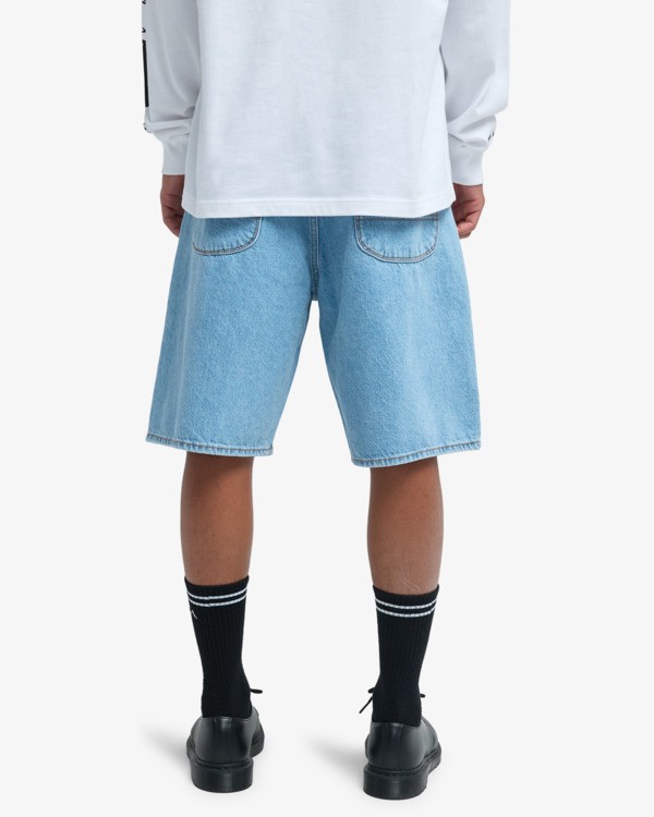 3 Skate - Denim-Shorts für Männer Blau EVYDS03000 RVCA