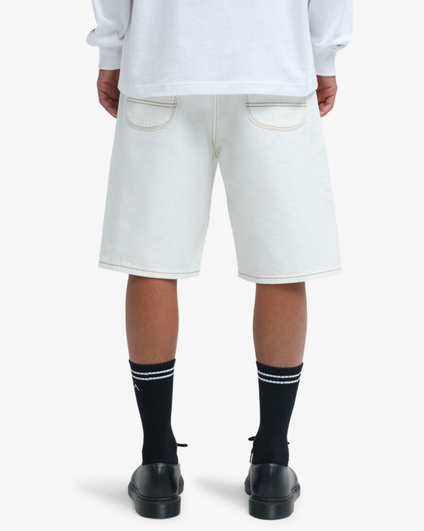 3 Skate - Denim-Shorts für Männer Weiss EVYDS03000 RVCA