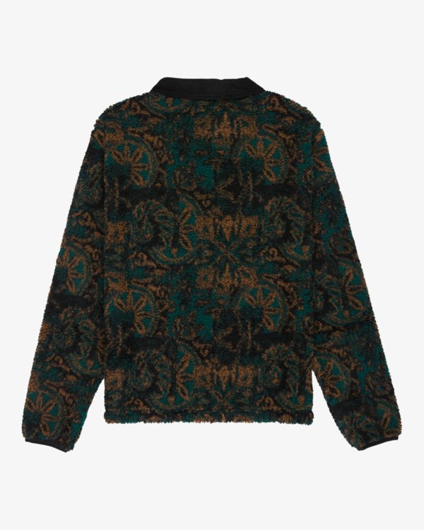 1 Walker Sherpa - Veste chaude en polaire pour Homme Vert EVYFT00107 RVCA