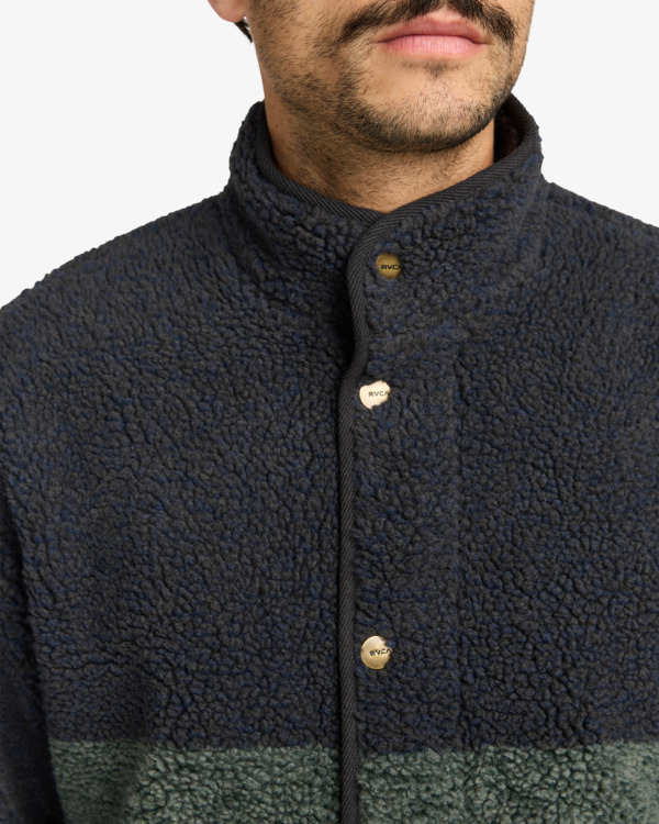 4 Westwood Snap - Velo com botões para homem Azul EVYFT00108 RVCA