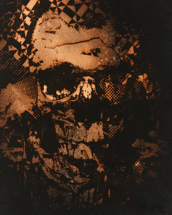 4 Vhils - Hoodie mit durchgehendem Reißverschluss für Männer Schwarz EVYFT00116 RVCA