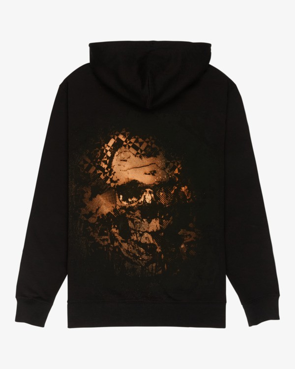 1 Vhils - Hoodie mit durchgehendem Reißverschluss für Männer Schwarz EVYFT00116 RVCA