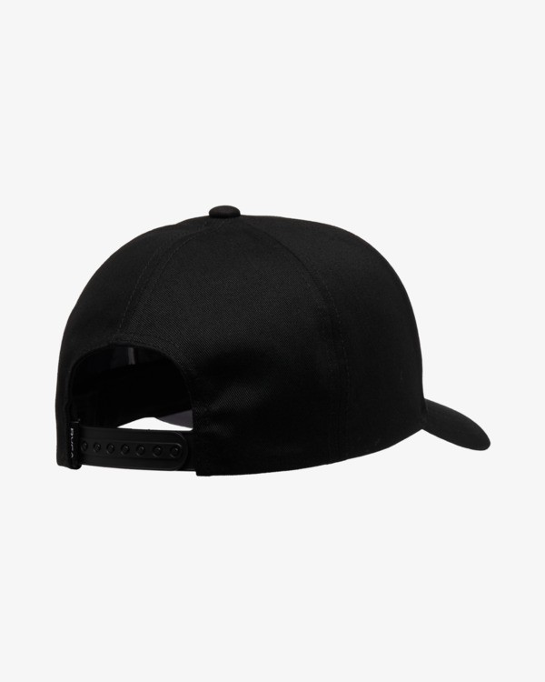 3 Platform - Snapback-Cap f&uuml;r M&auml;nner Schwarz EVYHA03015 RVCA